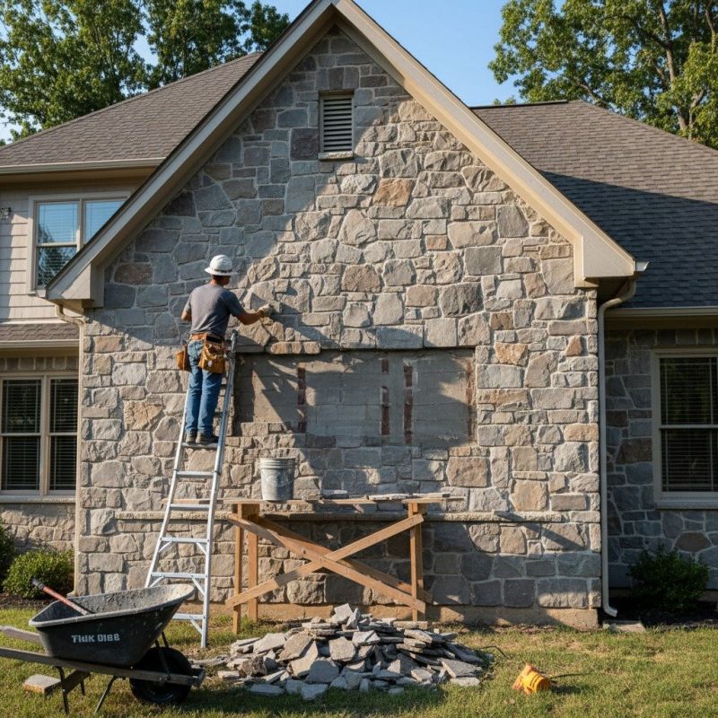 Our team working on Siding Service projects in Rocky Mount, NC