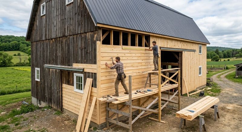 Barn Siding Installation in Edgecombe County, NC