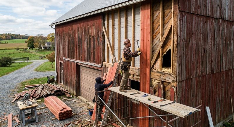 Barn Siding Replacement in Nash County, NC