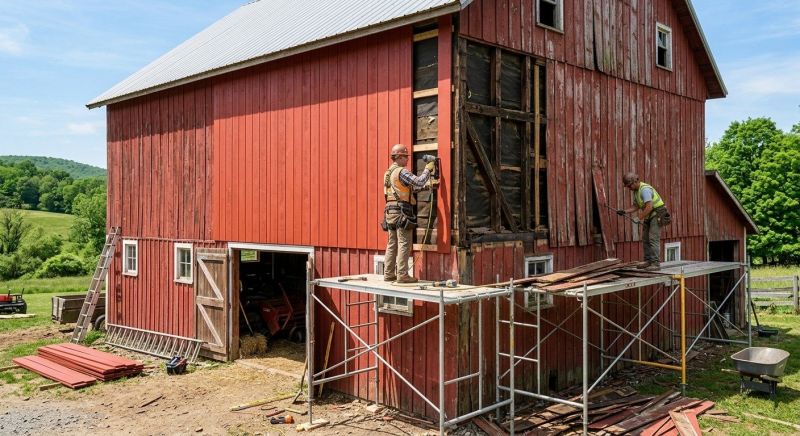 Barn Siding Replacement in Wilson, NC