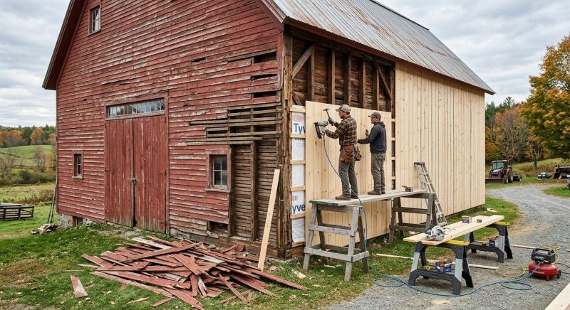 Barn Siding Replacement in Wilson, NC