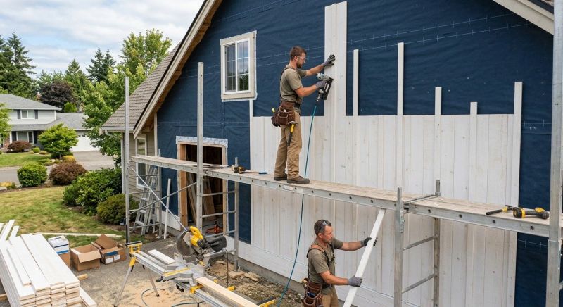 Batten Siding Installation in Wilson County, NC