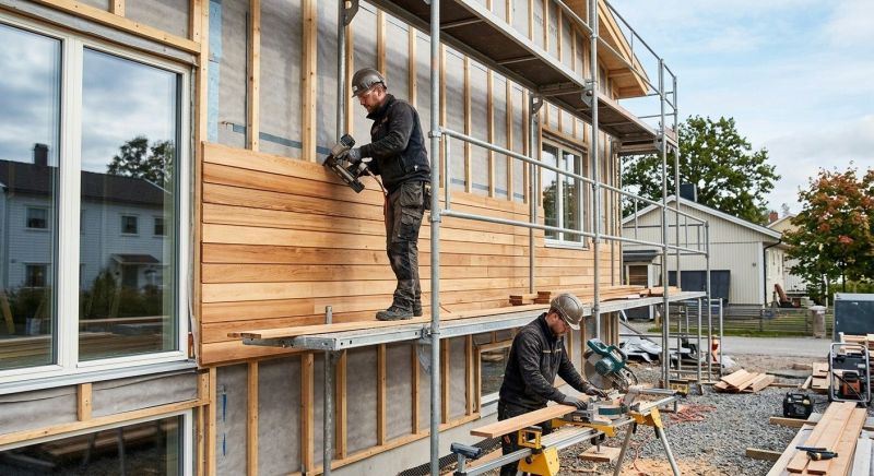 Cedar Cladding Installation in Rocky Mount, NC