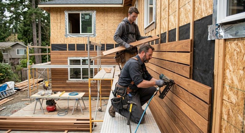 Hardwood Siding Installation in Rocky Mount, NC