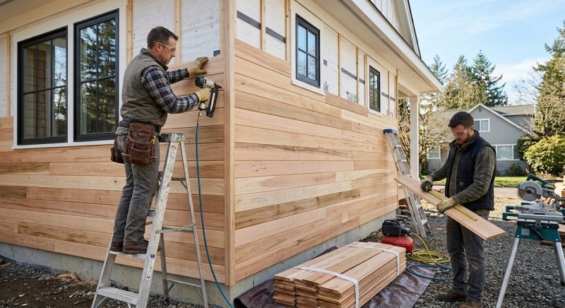 Hardwood Siding Installation in Middlesex, NC