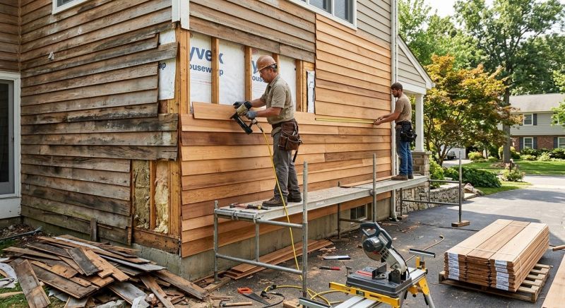 Hardwood Siding Installation in Nashville, NC