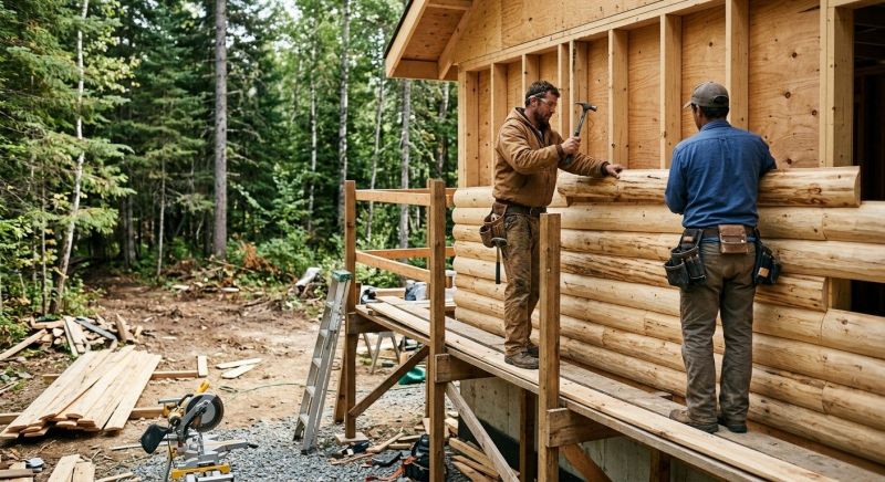 Log Siding Installation in Black Creek, NC