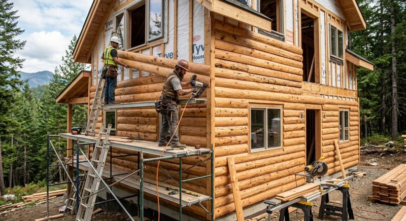 Log Siding Installation in Black Creek, NC