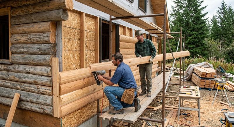 Log Siding Installation in Edgecombe County, NC
