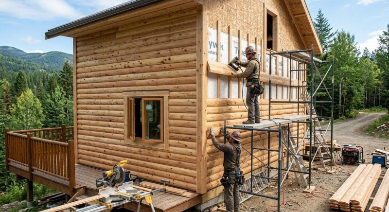 Log Siding Installation in Nash County, NC