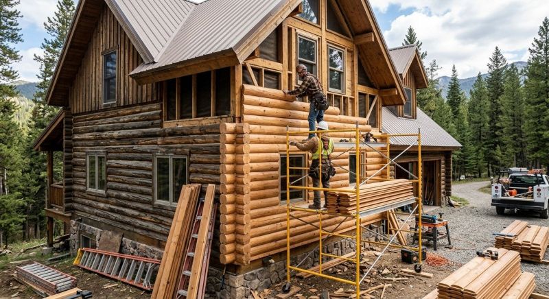 Log Siding Installation in Nashville, NC