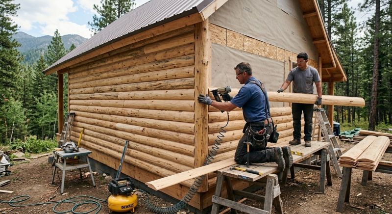 Log Siding Replacement in Rocky Mount, NC