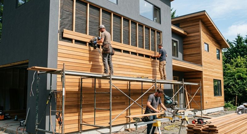 Wood Cladding Installation in Black Creek, NC