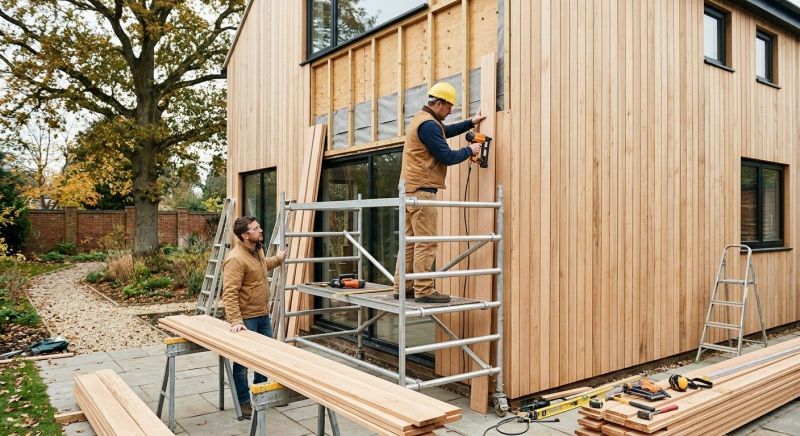 Wood Cladding Installation in Rocky Mount, NC