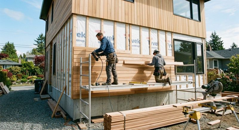 Wood Cladding Installation in Middlesex, NC