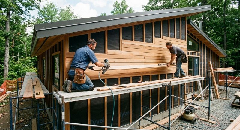 Wood Cladding Installation in Nashville, NC