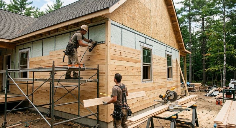 Wood Plank Siding Installation in Rocky Mount, NC