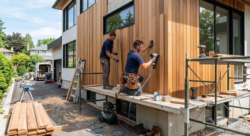 Wood Plank Siding Installation in Rocky Mount, NC