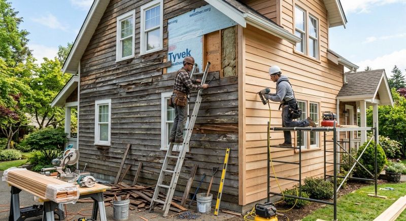 Wood Siding Replacement in Rocky Mount, NC